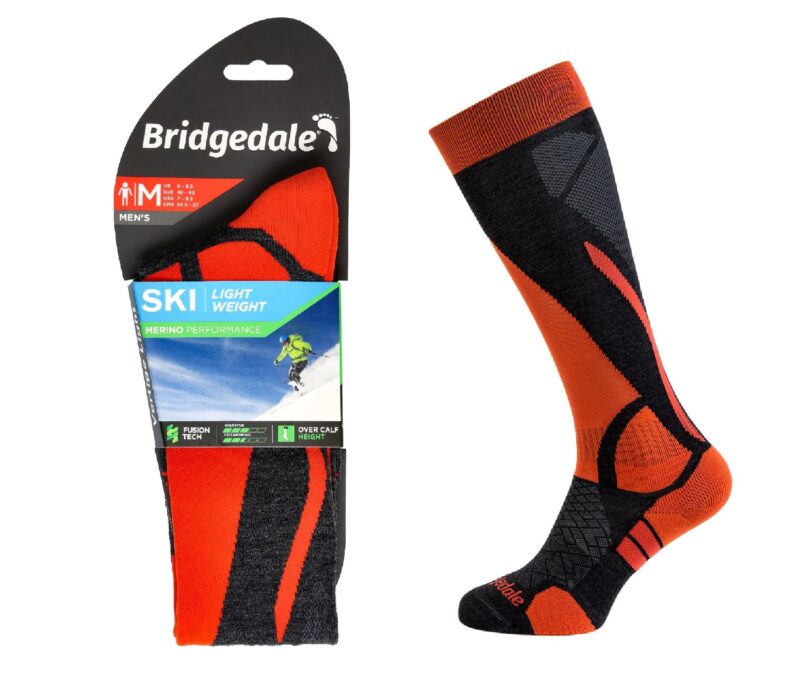 Skarpety Bridgedale SKI LW END graphite/orange L