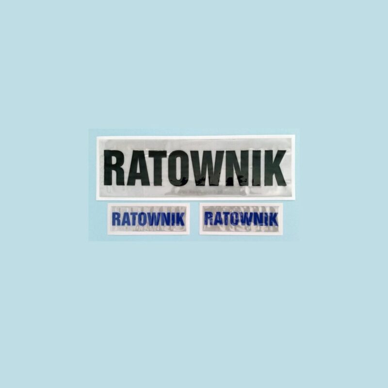 Naszywka odblaskowa mała RATOWNIK