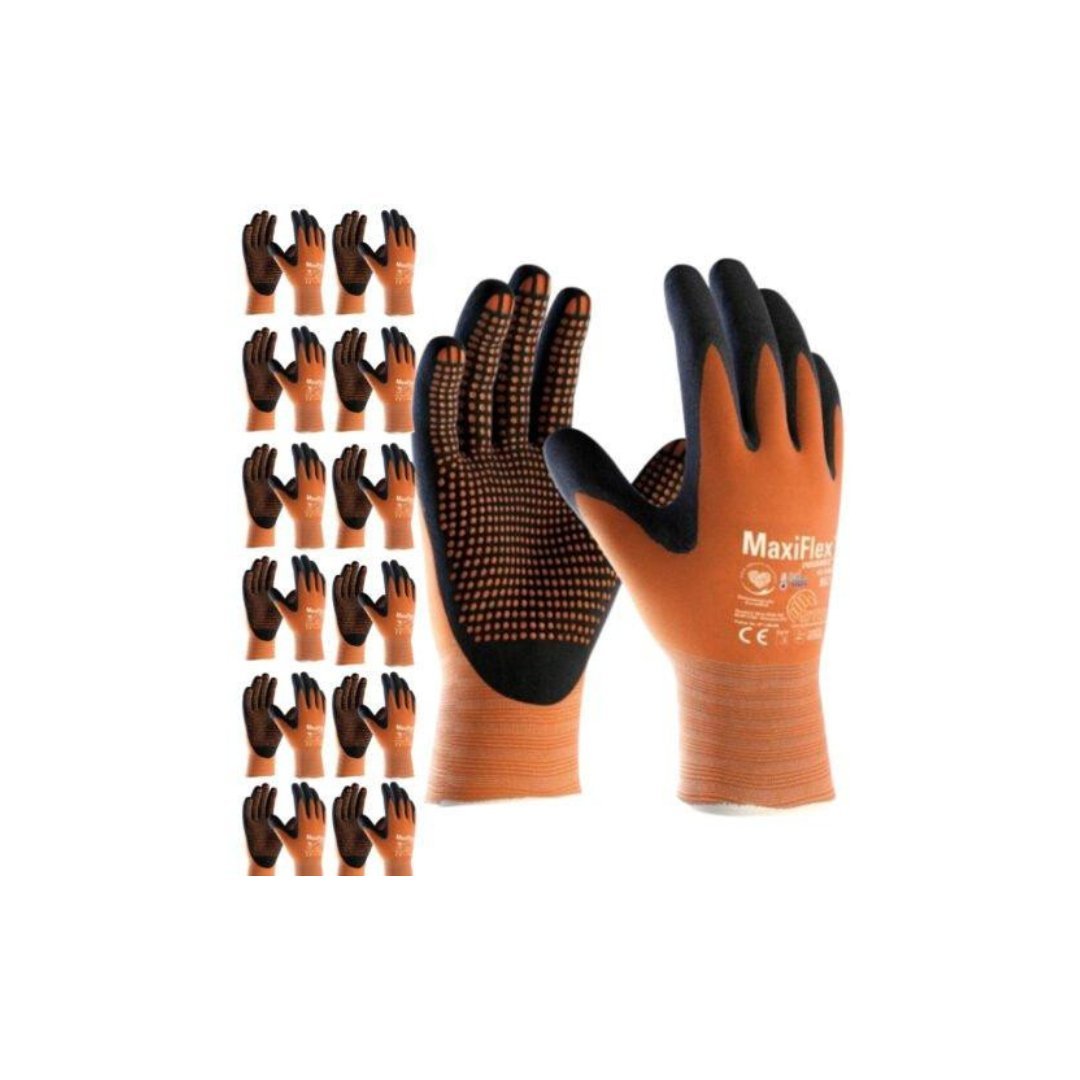 Rękawice MaxiFlex® Endurance™ with AD-APT® 42-848 – 12 par | Rękawice robocze z wypustkami, oddychające i wytrzymałe