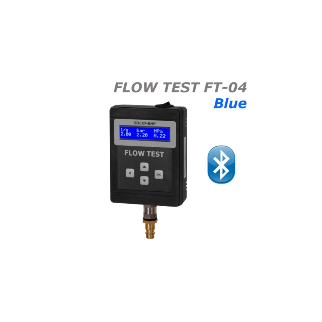 Elektroniczny tester hydrantów FLOW TEST FT-04 blue
