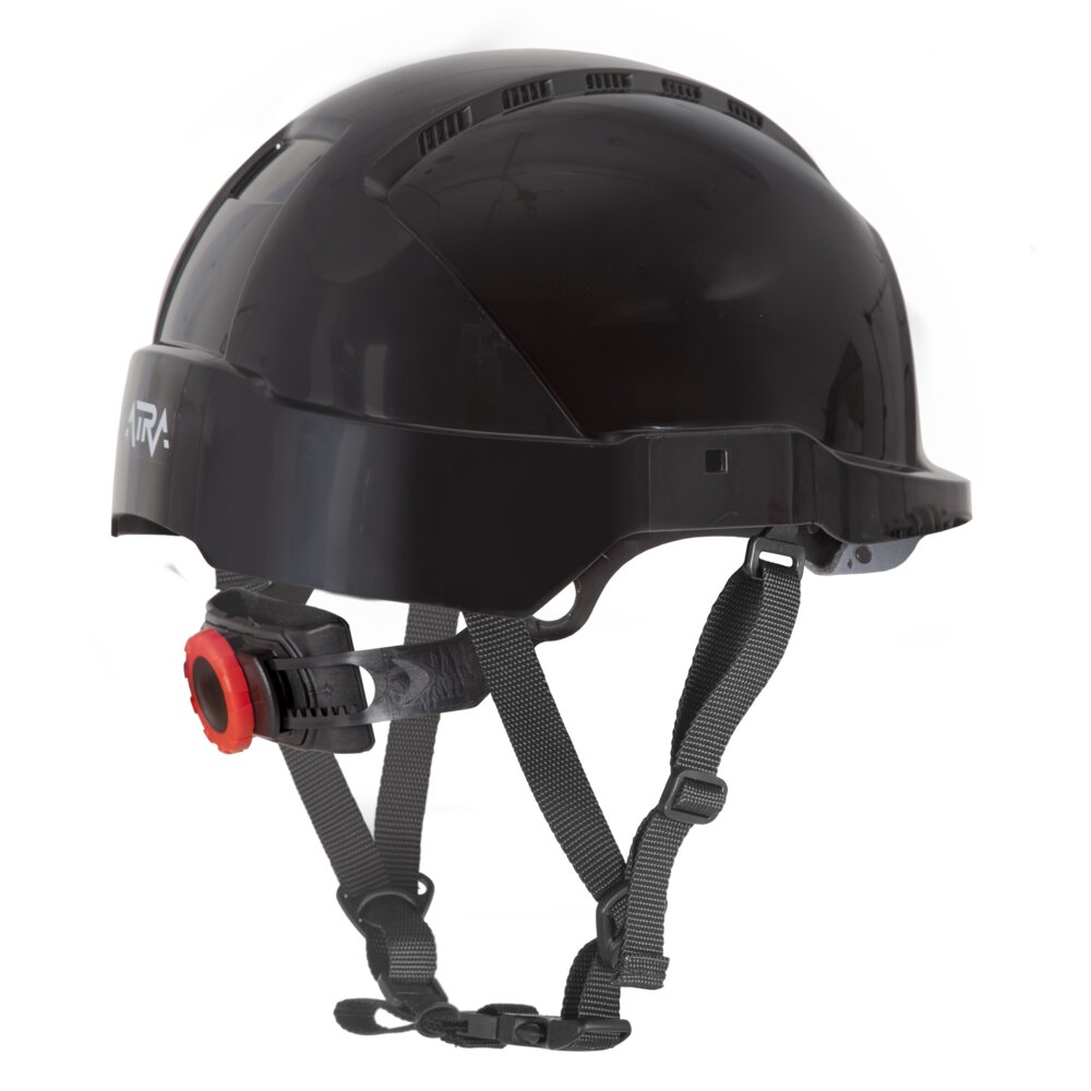 Kask hełm ochronny przemysłowy roboczy czarny PROTEKT ATRA 10V