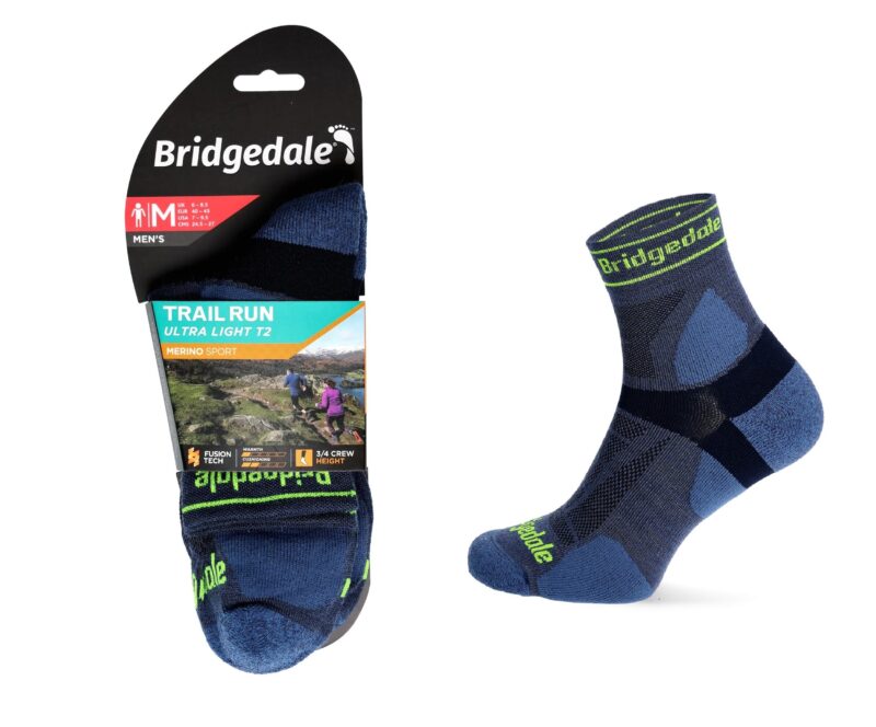 Skarpety Bridgedale UL T2 MERINO 3/4 blue XL