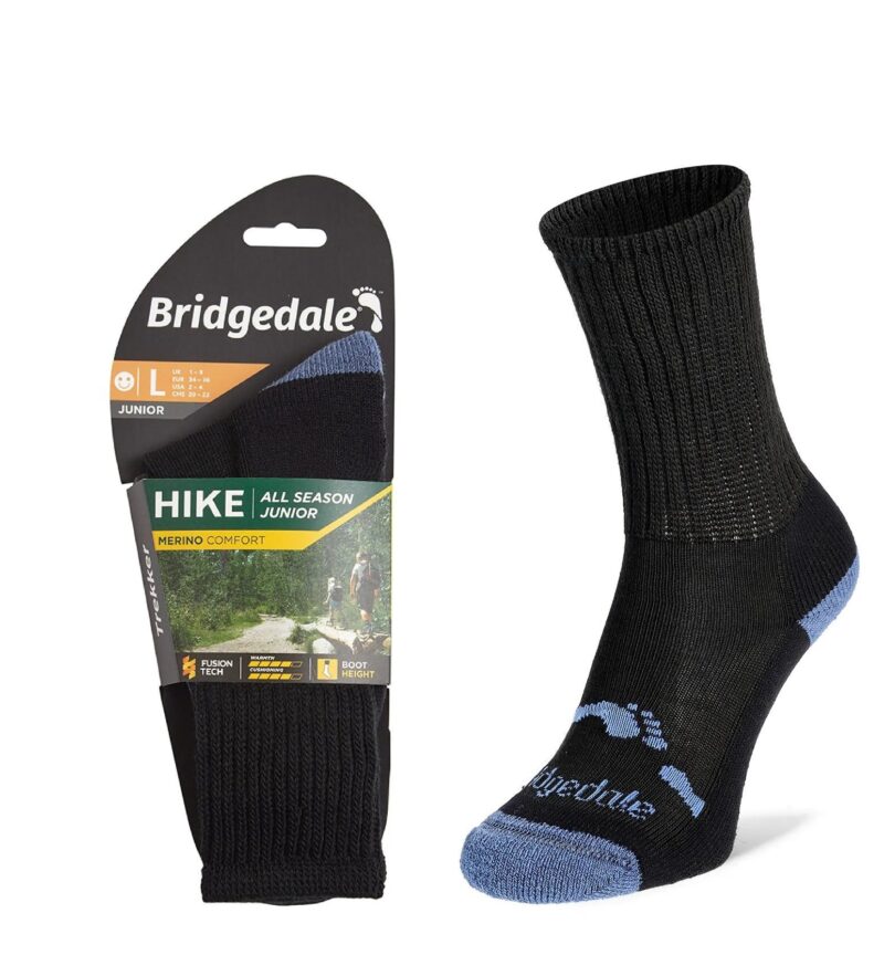 Skarpety Bridgedale HIKE JUNIOR COM black M