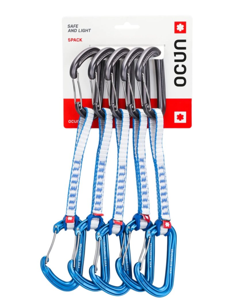 Zestaw ekspresów wspinaczkowych Ocun HAWK QD WIRE DYN 11 15cm blu