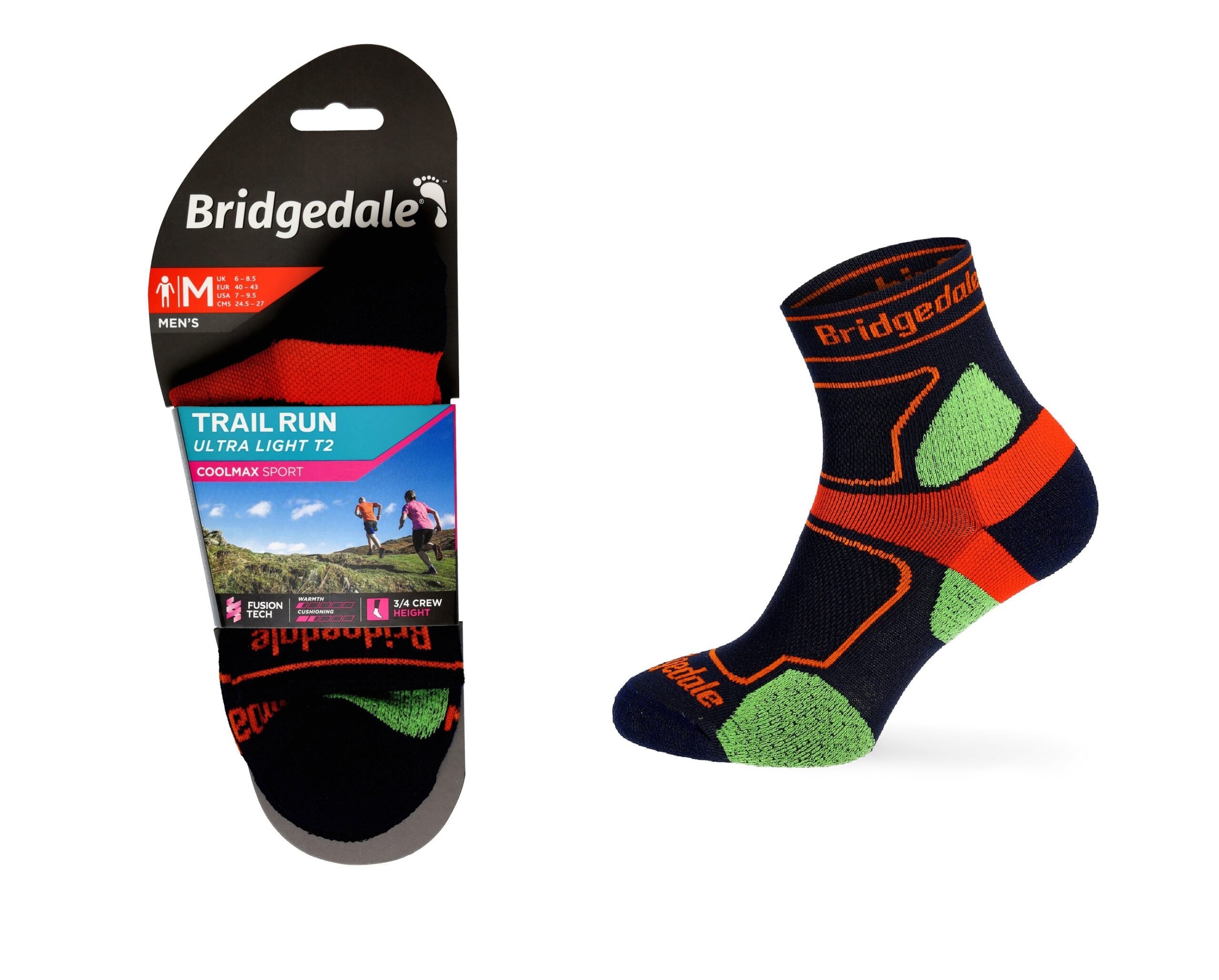 Skarpety Bridgedale UL T2 COOLMAX 3/4 navy XL