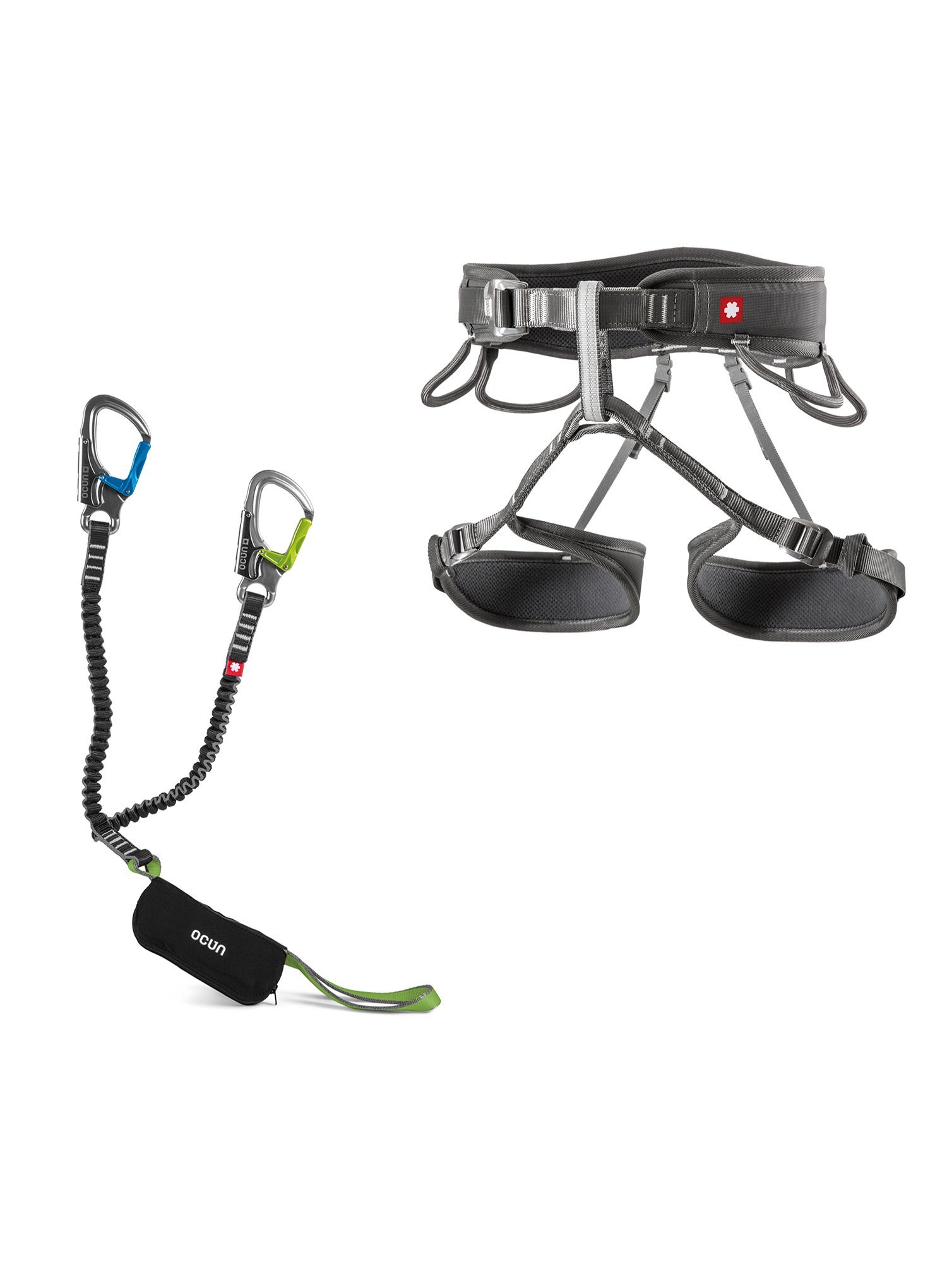 Zestaw Ocun VIA FERRATA TWIST SET grey M/XL