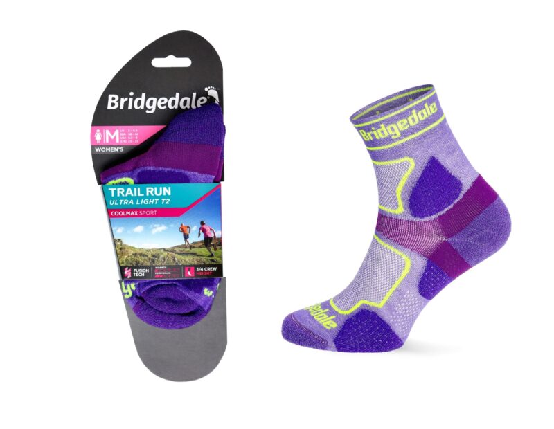 Skarpety Bridgedale UL T2 COOLMAX 3/4 LD purple S