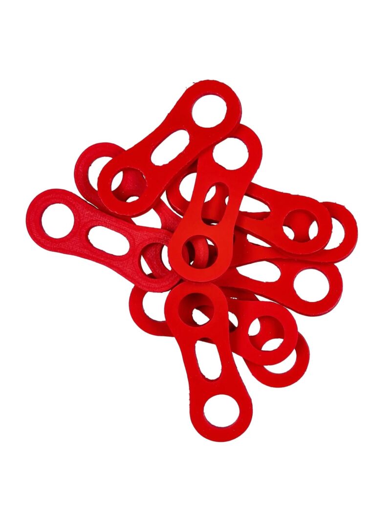 Stabilizatory do karabinków ekspresów wspinaczkowych String Ocun BINER FIX 11mm 10szt red