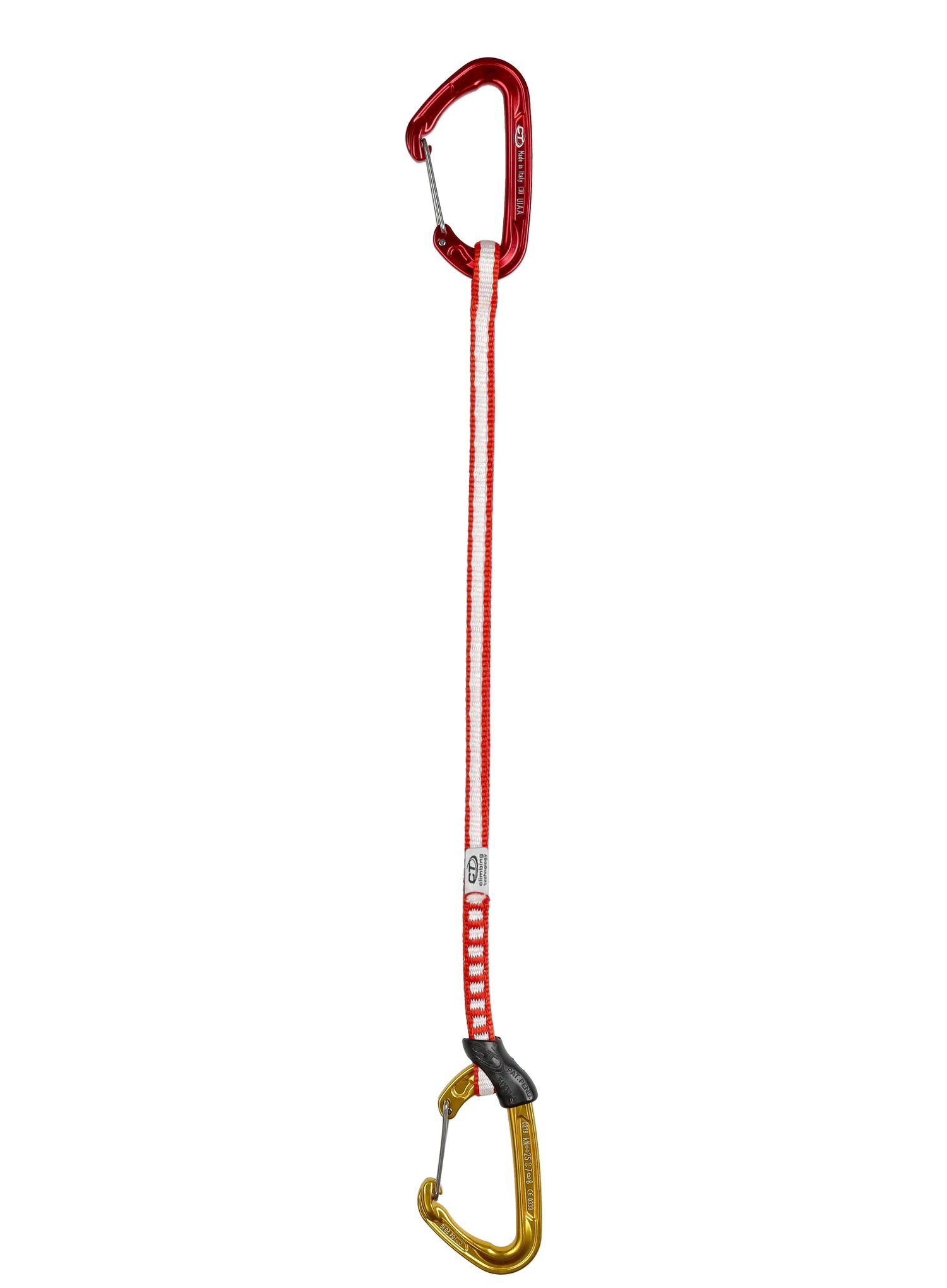 Ekspres FLY-WEIGHT EVO SET DY 35cm red/gold Climbing Technology
