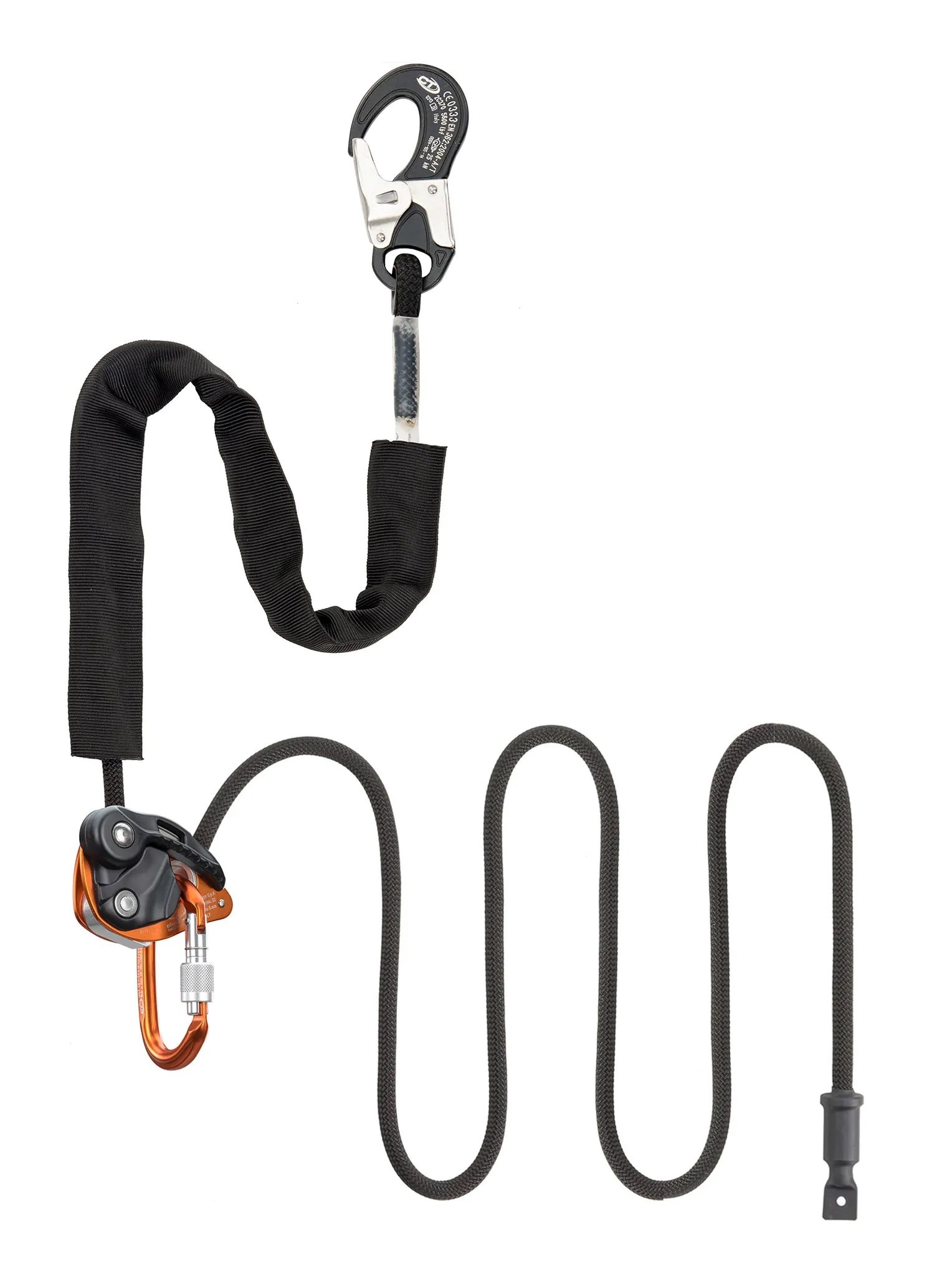 Lonża stabilizująca FINCH+ SHELTER 3m black Climbing Technology