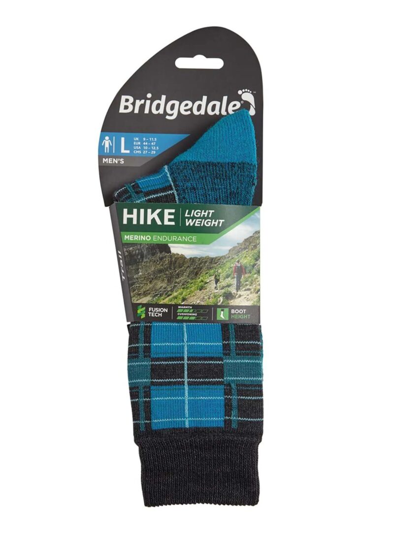 Skarpety Bridgedale HIKE LW END BO PAT blu/gry L