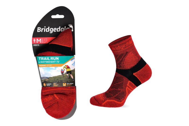 Skarpety Bridgedale LW T2 MERINO 3/4 red M