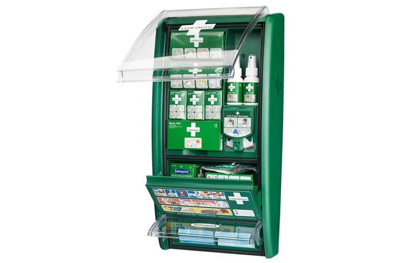 Apteczka ścienna Cederroth First Aid & Burn Station REF 490960