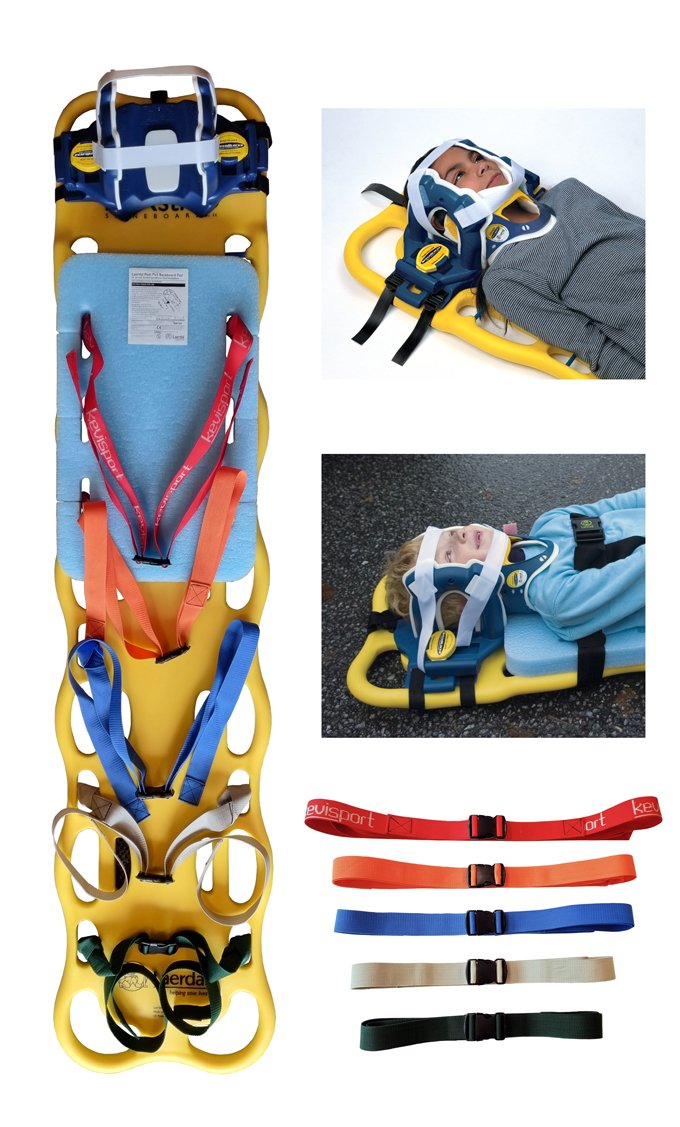 Zestaw 3S PEDI-PAD KSP: Deska ortopedyczna BaXstrap+ Unieruchomienie SpeedBlocks+ podkładka pediatryczna