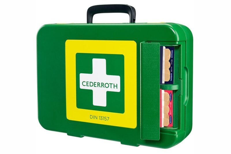 Apteczka pierwszej pomocy przenośna Cederroth First Aid Kit- DIN13157- bardzo duża REF 390104