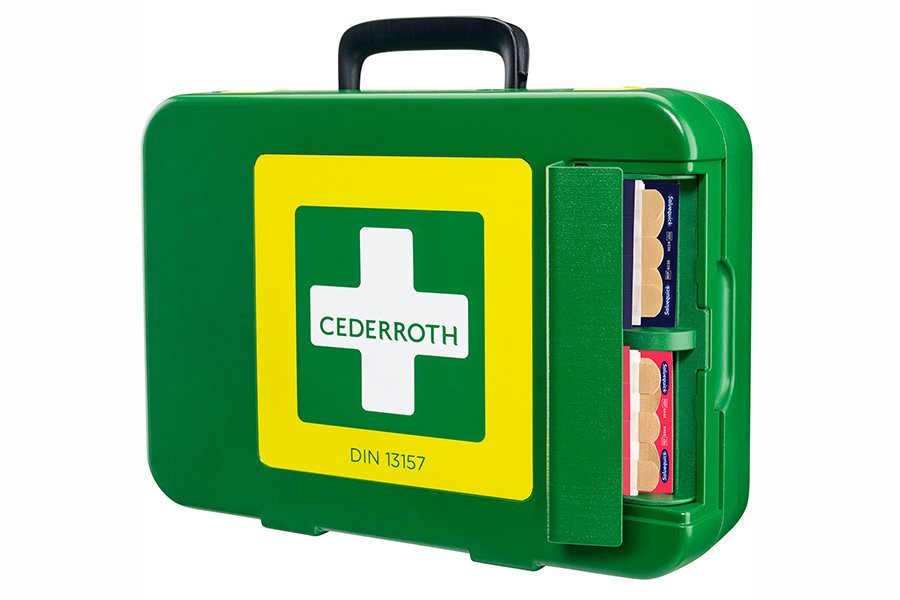 Apteczka pierwszej pomocy przenośna Cederroth First Aid Kit- DIN13157- bardzo duża REF 390104
