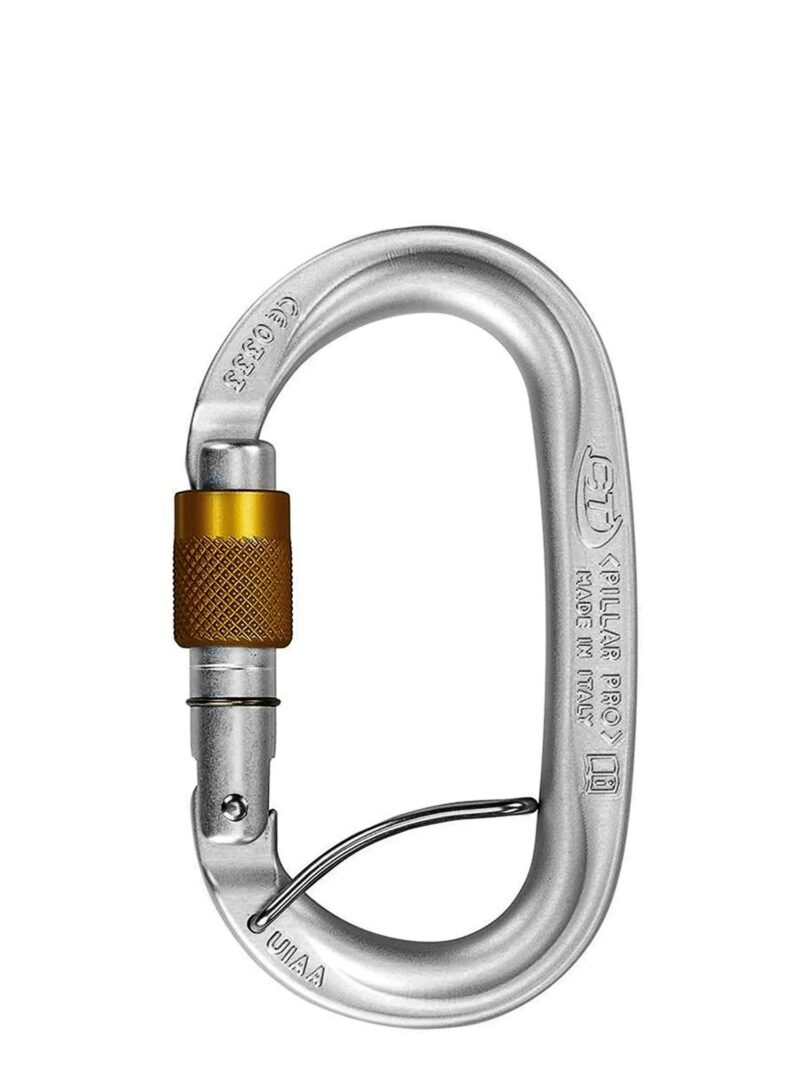 Karabinek PILLAR PRO SGL silver Climbing Technology