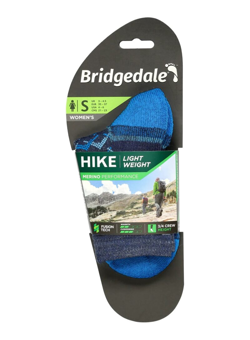 Skarpety Bridgedale HIKE LW END AN PAT LD de/blu S
