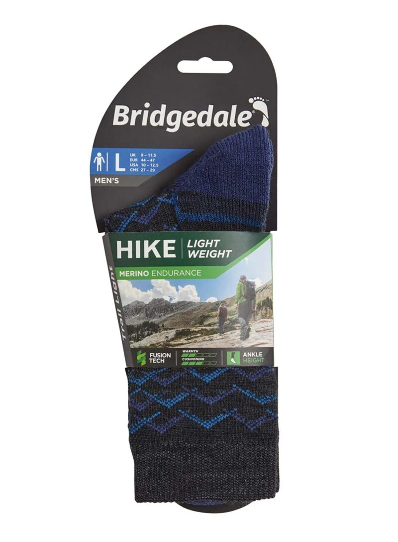 Skarpety Bridgedale HIKE LW END AN PAT gry/blu XL