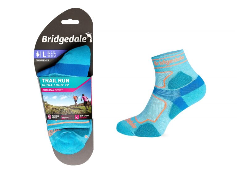 Skarpety Bridgedale UL T2 COOLMAX 3/4 LD blue L