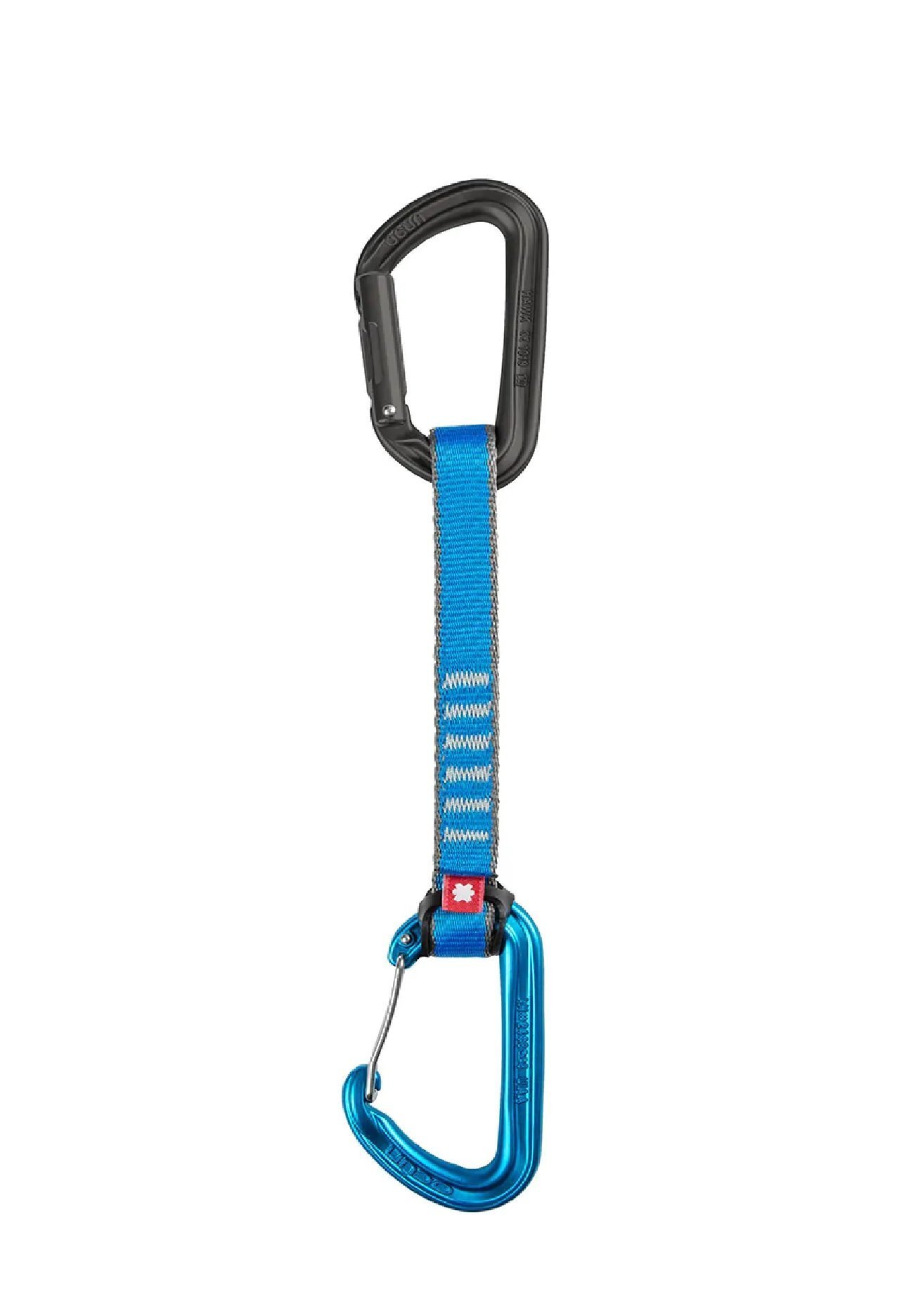 Ekspres wspinaczkowy Ocun HAWK QD COMBI PAD 16mm 15cm anth/blue