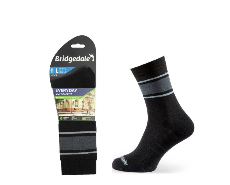 Skarpety Bridgedale EVERYDAY UL END black/gry S