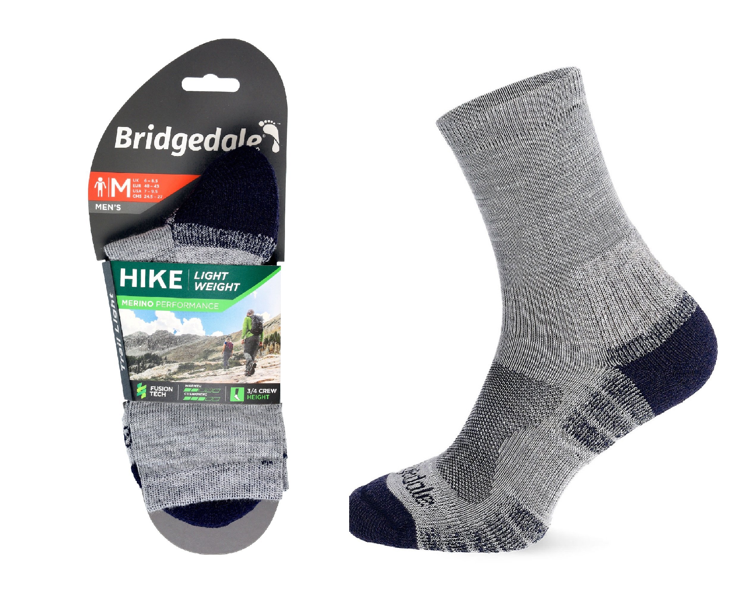 Skarpety Bridgedale HIKE LW END AN ORI sil/na S