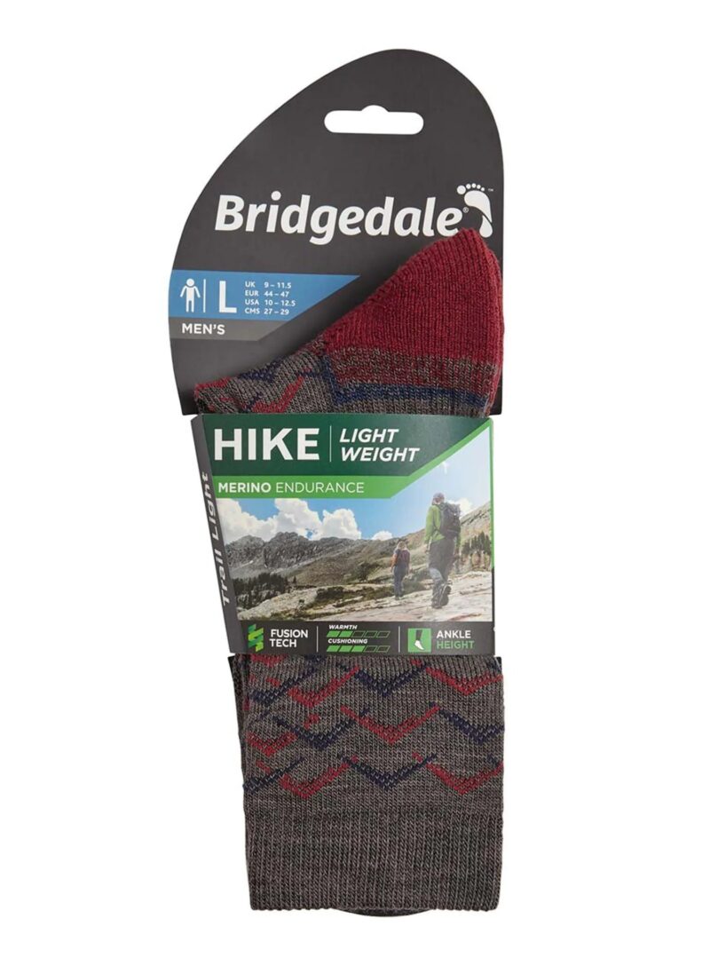Skarpety Bridgedale HIKE LW END AN PAT brn/re XL