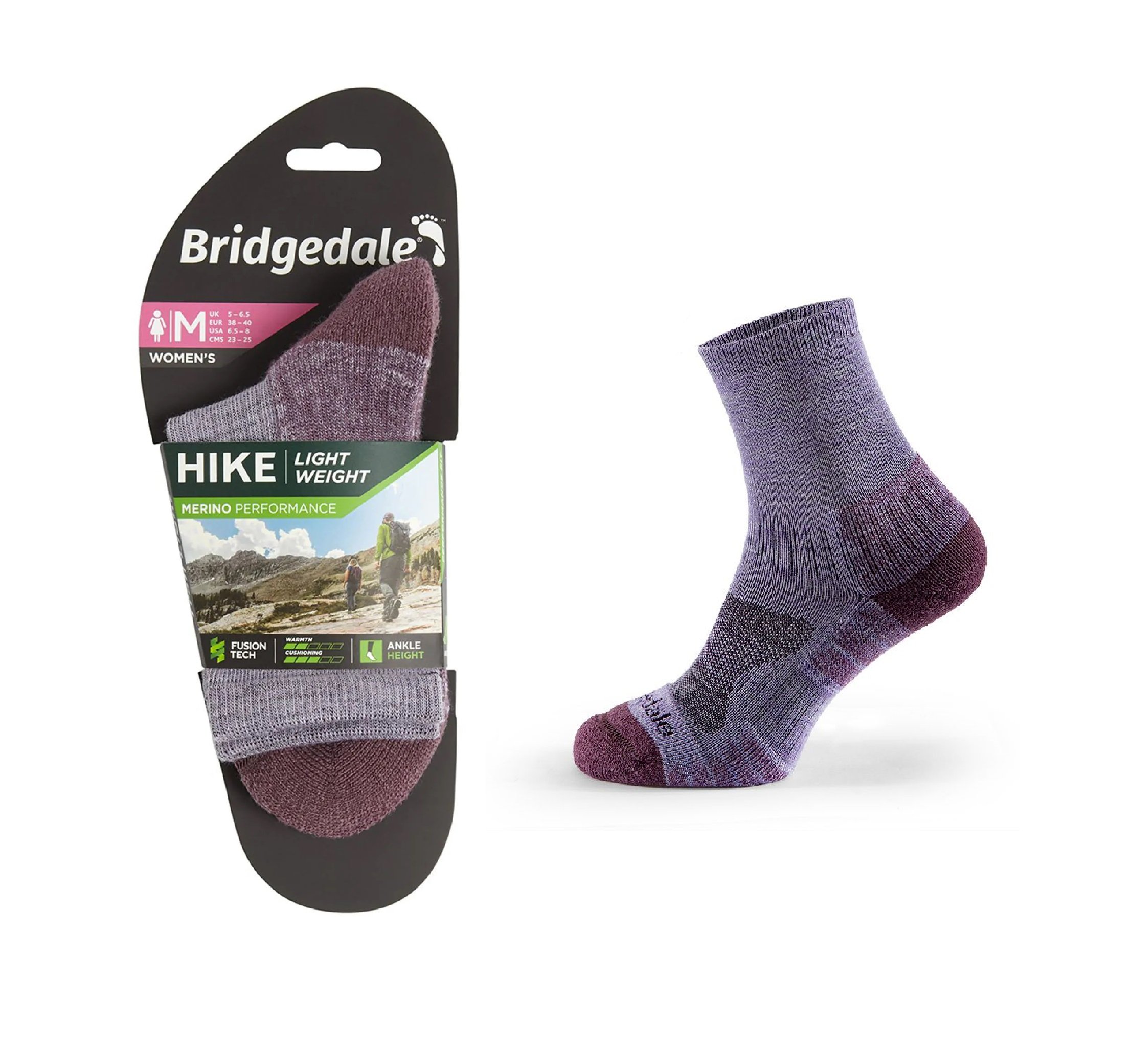 Skarpety Bridgedale HIKE LW END AN ORI LD htr/da L