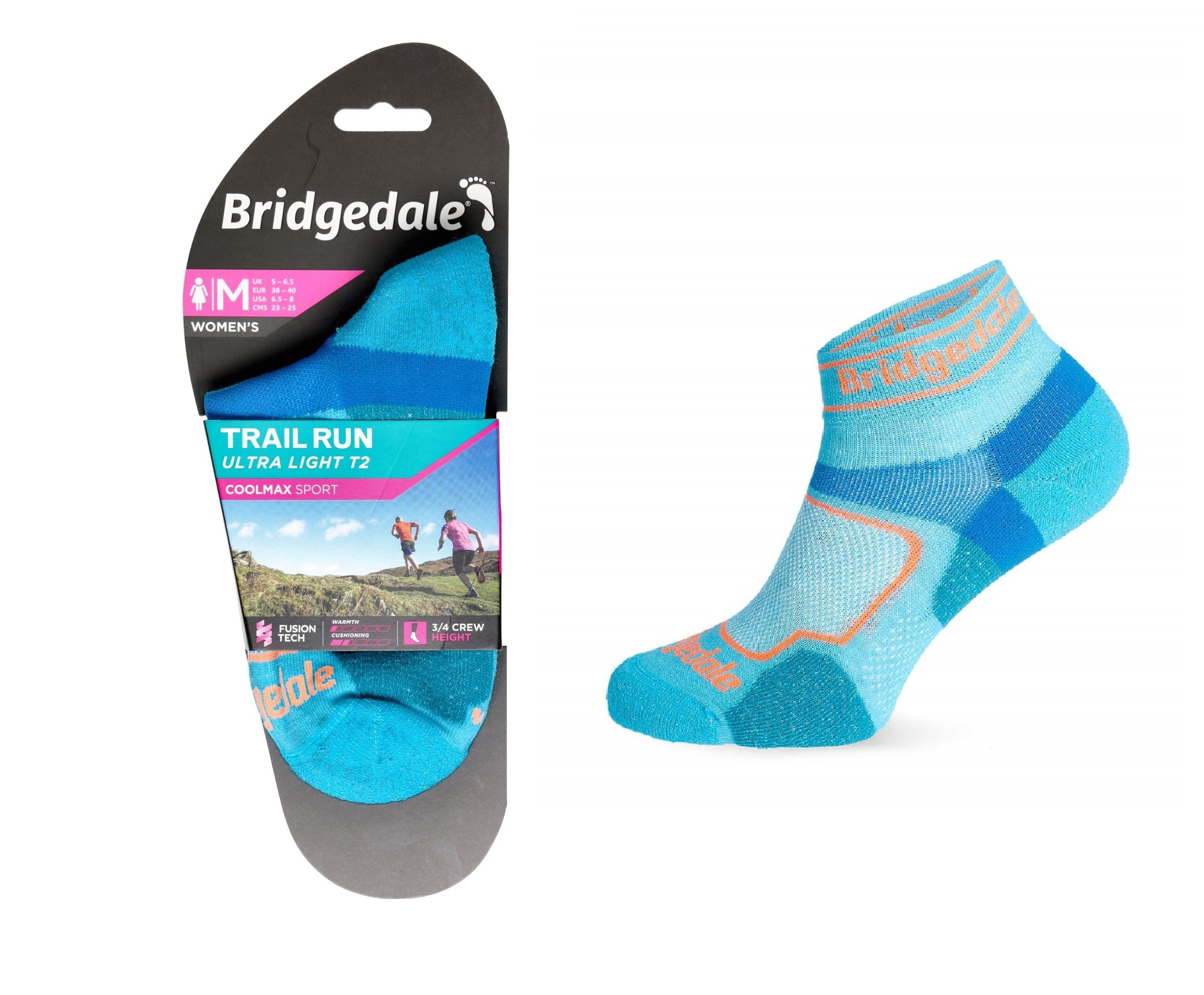 Skarpety Bridgedale UL T2 COOLMAX SPORT LD blue S