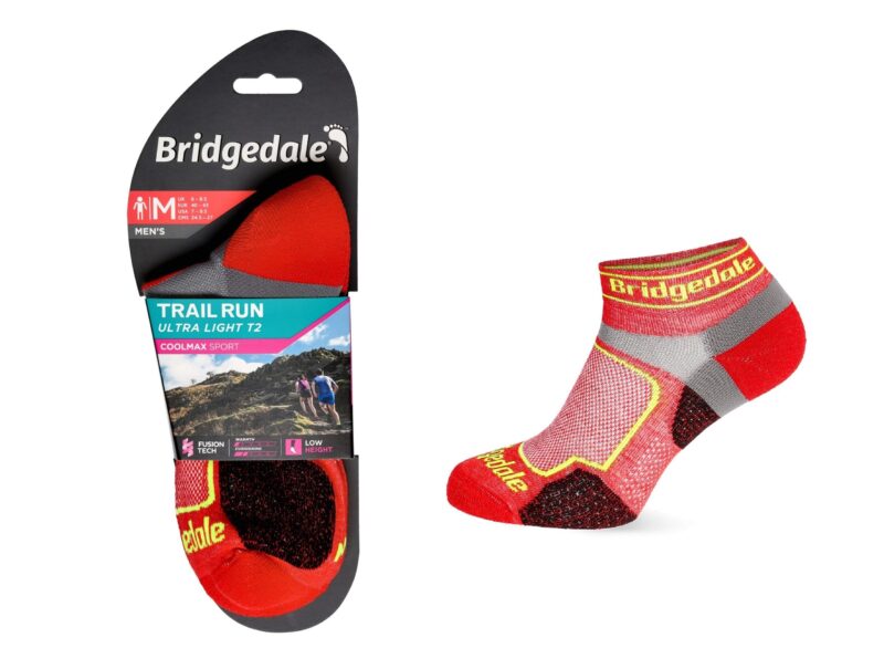 Skarpety Bridgedale UL T2 COOLMAX SPORT red S