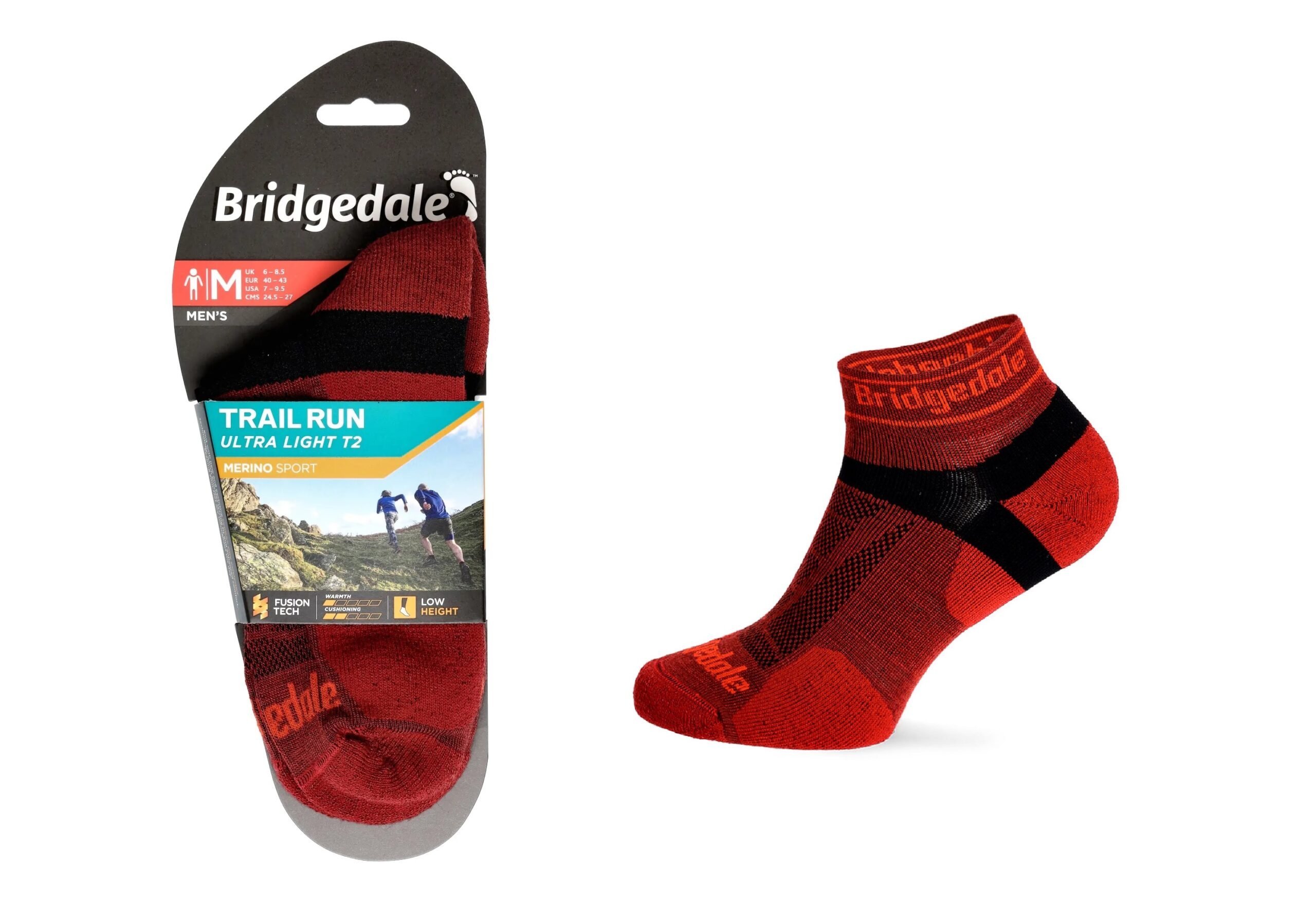 Skarpety Bridgedale UL T2 MERINO SPORT red L