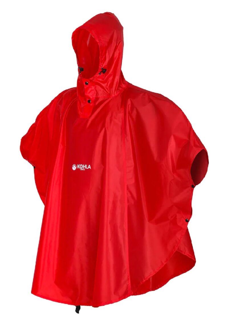 Poncho Kohla RAIN PONCHO flame scarlet S