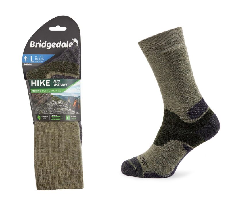 Skarpety Bridgedale HIKE MW END BO ORI green S