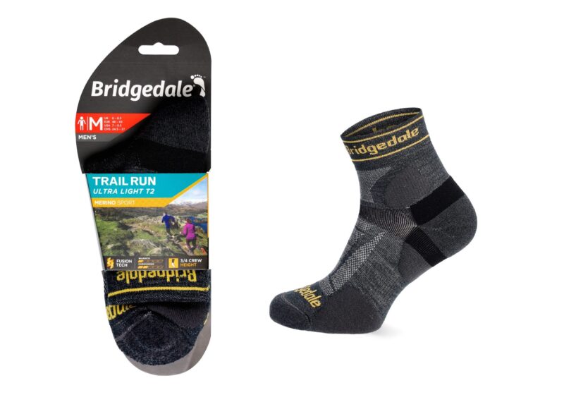 Skarpety Bridgedale UL T2 MERINO 3/4 gunmetal S