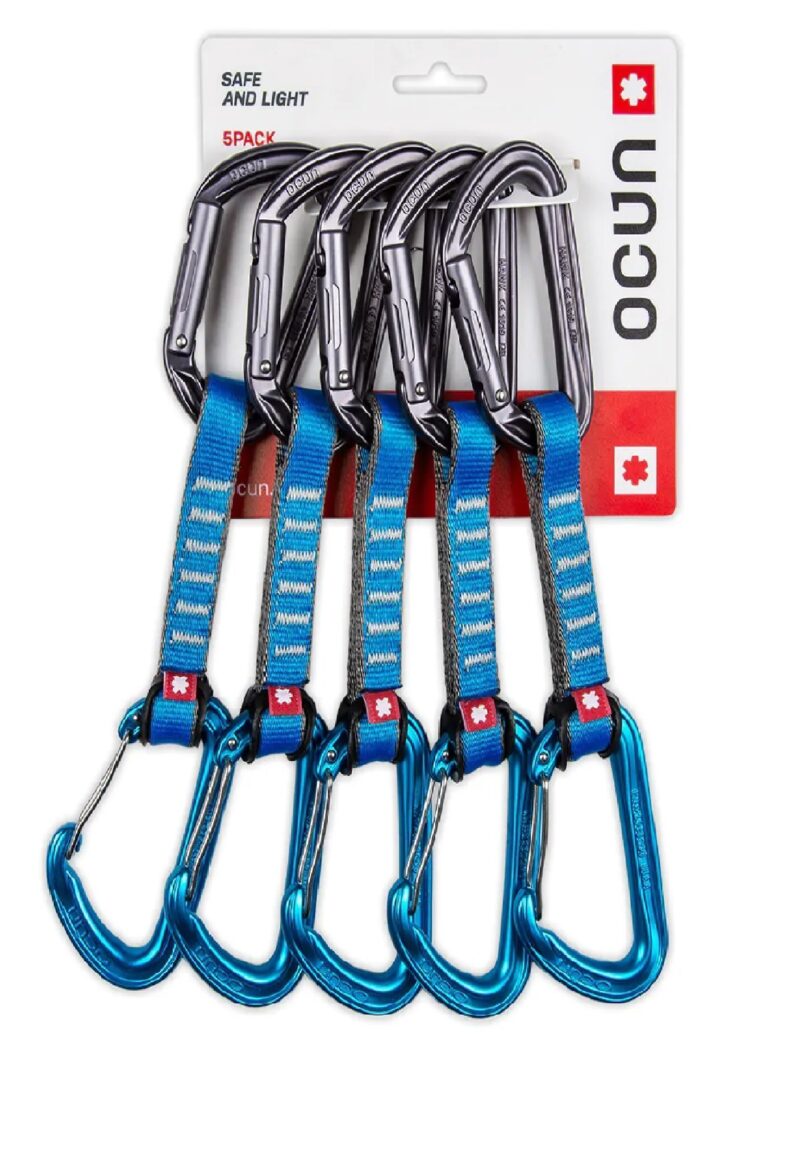 Zestaw ekspresów wspinaczkowych Ocun HAWK QD COMBI PAD 16 blue