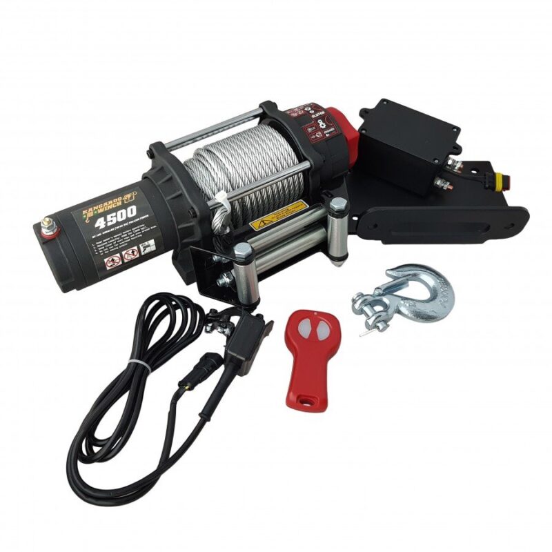 Wyciągarka elektryczna Kangaroowinch K4500 12V ze sterowaniem bezprzewodowym