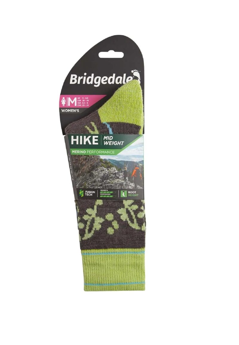 Skarpety Bridgedale HIKE MW END BO PAT LD bro/li M