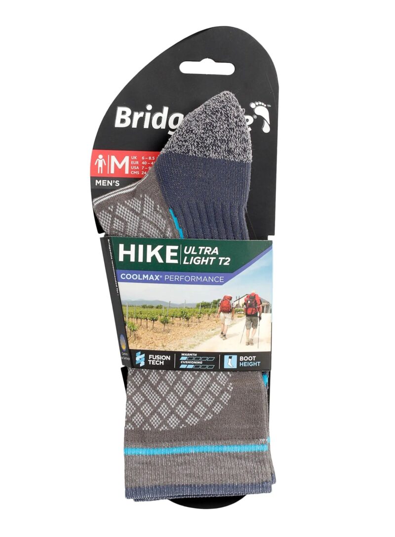 Skarpety Bridgedale HIKE UL COOL PERF B gry/gry L