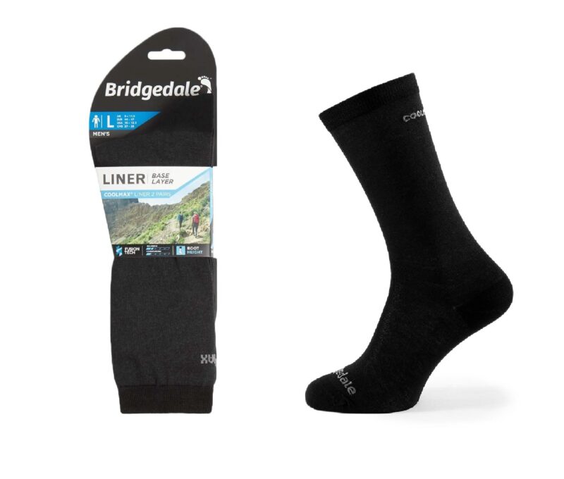 Skarpety Bridgedale LINER BL COOL 2 pary black XL