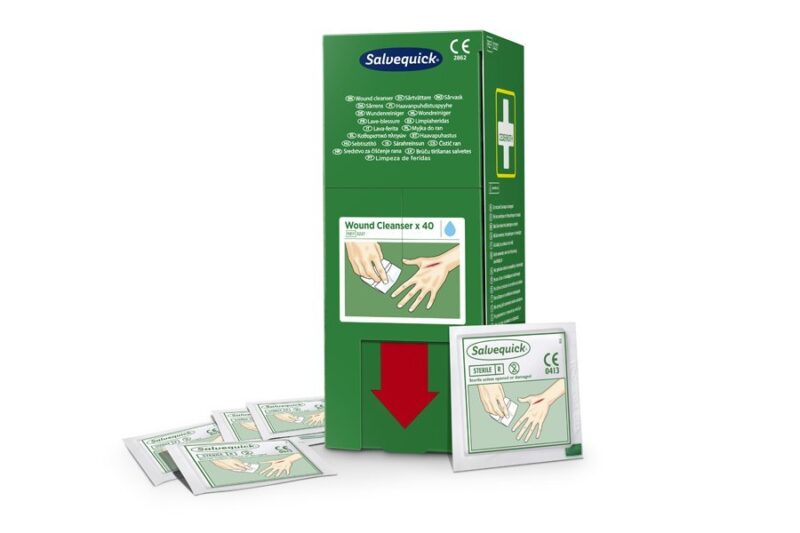 Myjka do ran Cederroth Salvequick 40 sztuk REF 3227