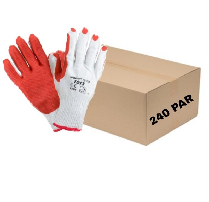 Rękawice URGENT impregnowane pokryte gumą 1013 r.10 x 240 PAR