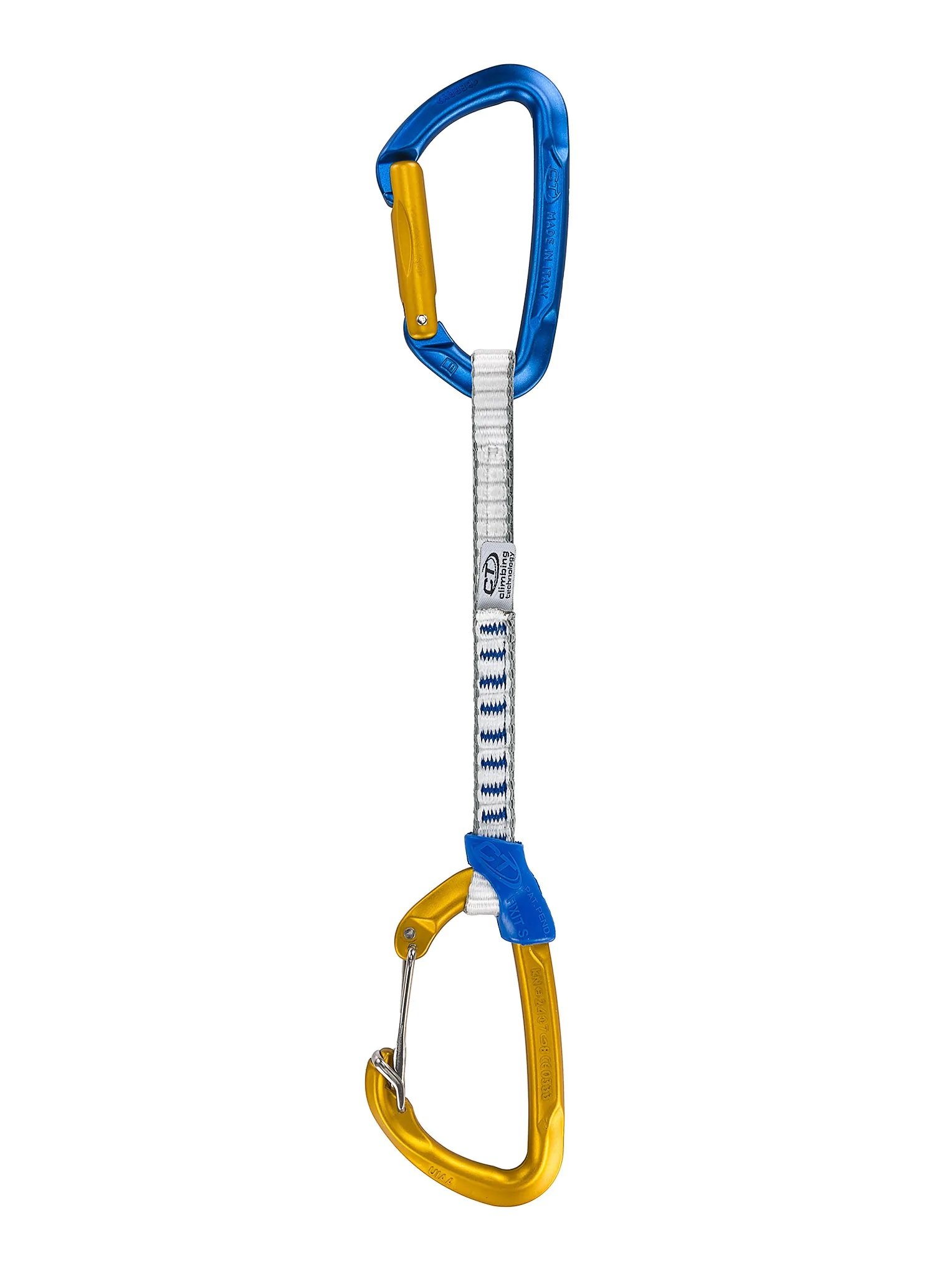 Ekspres BERRY SET DY blue/ocher 17cm Climbing Technology