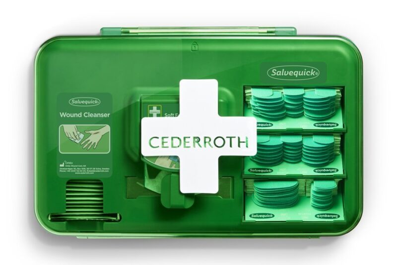 Automat na plastry Plus Cederroth- plastry niebieskie REF 51011009