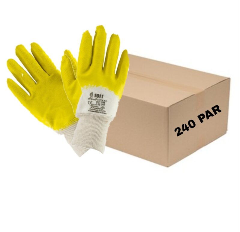 Rękawice URGENT impregnowane pokryte gumą 1011 r.10 x 240 PAR